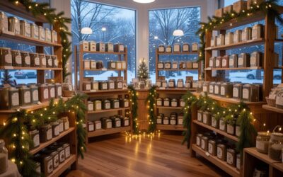 Découvrez la collection de Noël de thés biologiques aux Jardins de Gaïa